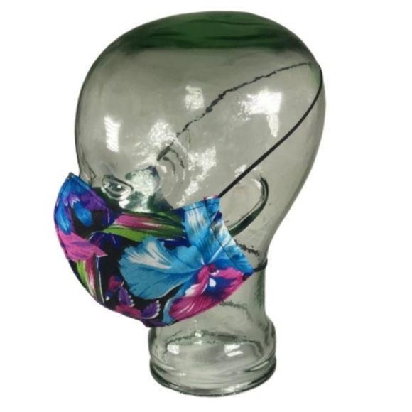 4pk Cotton Masks Leopard, Geo, Black, Trop… - Picture 4 of 9